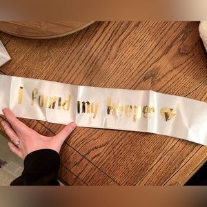 “I found my keeper” Harry Potter Bridal Sash